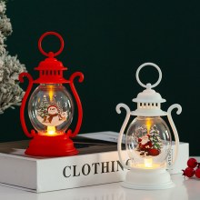 クリスマス装飾発光子供用ポータブルクリエイティブ小型オイルランプデスクトップ装飾品新しいレイアウト小道具吊り装飾