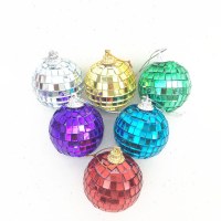 新しいクリスマスボールミラーボールパーティー KTV バーディスコボール写真小道具ベーキング装飾