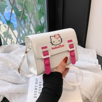 女性用バッグ新しい韓国スタイルインスタイルシングルショルダークロスボディバッグかわいい対照的なカラーjk小さな正方形バッグ