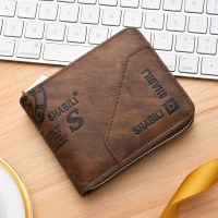 多機能ソフトレザーショートカードホルダー財布メンズ運転免許証レザーケースマルチカードスロット超薄型メンズ財布小さな財布