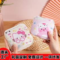 2024 新漫画生理用ナプキン叔母ナプキン収納袋月経バッグ小さなポータブルかわいいガーリーバッグ