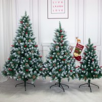 クリスマス装飾用品クリスマスツリー 1.2 1.5 メートル 1.8 メートル 2.1 メートルクリスマスツリースティッキーホワイト暗号化クリスマスツリー