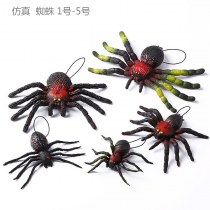 ハロウィン用品ゴーストフェスティバルバーKTV装飾用品特大クモシミュレーション怖い動物ゴムクモ