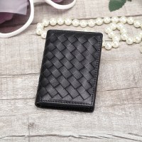 夏の新しいショートスタイルユニセックスドキュメントバッグ無地シープスキン織物大容量名刺バッグ小銭入れ