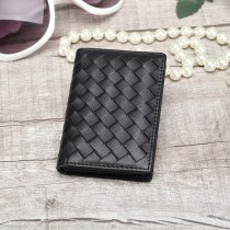 夏の新しいショートスタイルユニセックスドキュメントバッグ無地シープスキン織物大容量名刺バッグ小銭入れ
