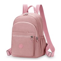 キャンバスバッグ、レディースマルチポケットバックパック、高見えバックパック、ファッショナブルで多用途な防水スクールバッグ、ハイエンドトラベルバックパック