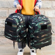 サマーキャンプ拡張幼稚園小学生バックパック民間防空および戦闘準備緊急迷彩子供用バックパック