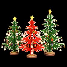 クリエイティブクリスマス装飾木製クリスマスツリー DIY 手作り 3 ピースクロスツリー窓装飾小道具