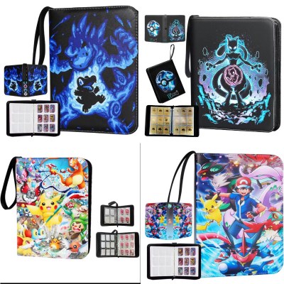 ポケモンカード コレクションカードブック ポケモンカード 4マスと9マス レザージッパーコレクションブック