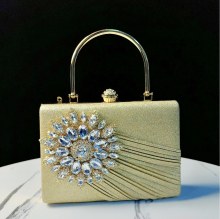 バンケットレディースハンドバッグチャイナドレスラインストーンイブニングバッグドレスバッグ社交界ワンショルダークロスボディハンドバッグ