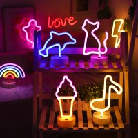 LED スタイリングライト ins 韓国スタイルフラミンゴ LED 装飾ナイトライトクリスマスライトラウンドベースネオンライト