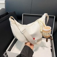 三日月団子バッグ 2024 新多用途キャンディカラークロスボディバッグ女性のカジュアル軽量小型ショルダーバッグ