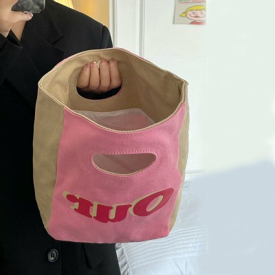 かわいいクラッチバッグ、トートバッグ、カジュアル通勤弁当バッグ、化粧品バッグ、女性用収納バッグ