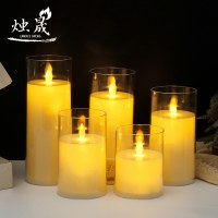 導かれた電子キャンドルライトの雰囲気リモコンとスイングキャンドルライトコンサートクリスマス小道具付きアマゾン