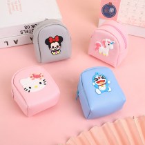 韓国版のイン漫画かわいい小さな財布女子学生用ミニスクールバッグスタイル小銭入れヘッドフォン収納キーバッグ