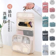 旅行多機能吊り下げ化粧品バッグ、吊り下げトイレタリーバッグ、大容量乾湿分離ポータブル収納袋卸売