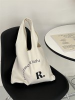 ニッチデザイン食料品店キャンバス通勤多用途ユニークな英国トートバッグショッピングバッグシングルショルダーレディース夏
