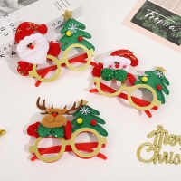 クリスマス装飾メガネフレーム、クリスマスパーティークリエイティブメガネフレーム、大人と子供向けのクリスマスメガネギフト