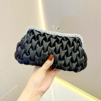 イブニングバッグ、気質クラッチバッグ、ラインストーンサテンバンケットバッグ、ブライダルクラッチバッグ、ブライズメイドバッグ