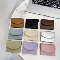 韓国風カードホルダー 財布 無地シンプルカードホルダー多機能大容量 財布