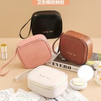 防水 PU 生理用ナプキン収納袋月経バッグ叔母ナプキンポータブルバッグミニ PU 化粧口紅バッグ卸売