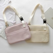 韓国イン刺繍スマイリーフェイス耐衝撃性と撥水性ライナーバッグ ipad コンピュータ保護ケースショルダークロスボディコンピュータバッグ