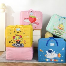幼稚園キルト収納袋漫画オックスフォード布子供用キルトバッグ幼稚園キルト収納袋