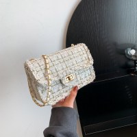 小さなスクエアバッグ新しい秋のバッグレディースチェーンパーソナライズされたクロスボディバッグカジュアルシンプルなショルダーバッグ