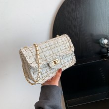 小さなスクエアバッグ新しい秋のバッグレディースチェーンパーソナライズされたクロスボディバッグカジュアルシンプルなショルダーバッグ