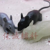 模擬プラスチックマウスハロウィン装飾エイプリルフールトリコロールリトルマウス 8.5*2.2 センチメートル
