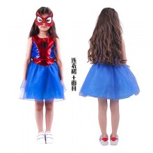 ハロウィン BSRLONS スパイダーウーマン コスプレ 子供用 ステージ衣装 パフォーマンス衣装 ハロウィンコスチューム