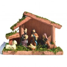 キリスト降誕の飼い葉桶の装飾品クリスマスの装飾飼い葉桶の家のキャラクター別荘の装飾品