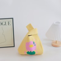 漫画の花ニットバッグ女性のハンドバッグトートバッグ織バッグ多目的バッグ女性のバッグベストバッグお土産バッグ