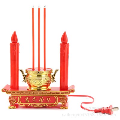LED Electronic Cense Burner lncense Electric Candle Plug -in Fragrance Furnace Candle Candle Candle