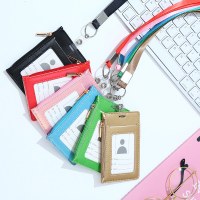 横開きファスナー小銭入れ、カードスロット3つ、ホルターネック、チェストカード、ウェビング、ストラップ、カードIDホルダー