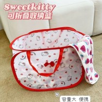 インガールハート漫画 KT 猫折りたたみ収納ハンギングバッグ汚れた衣類収納バスケットランドリーバスケット汚れた衣類バスケットハンギングバッグ