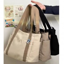 キャンバスバッグ レディース 新品 大容量 ファッション 多用途 ショルダーバッグ トートバッグ 通勤バッグ 韓国 風 クロスボディバッグ
