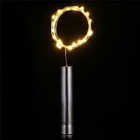 20LED、15Led シルバーボトルストッパー銅線ライトストリング雰囲気赤ワインボトルストッパー装飾ホリデー
