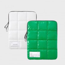 イン韓国肥厚キルティングソフトインナーバッグ綿充填耐衝撃ノートブック 13 インチ 15 インチコンピュータバッグ保護カバー