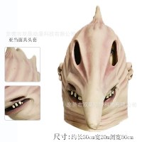 ハロウィーンラテックスマスクアダムバーバラテロと面白いドレスコスプレヘッドヘッドハイルラテックスマスク