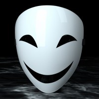 ポジマスクは怖いマスク、フルフェイス、すべての顔、ゴーストフェイス、ピエロ、黒い邪悪なハロウィーンゴーストマスク
