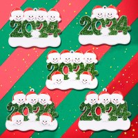 樹脂ペンダント DIY 手書き名クリスマス雪だるま樹脂ペンダント クリスマス ツリーの装飾