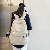 スクールバッグ 新しい大容量学生バックパック高校生シンプルな中学生旅行バッグ大学生バックパック