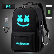 男の子と女の子のためのバックパック、ランドセル、韓国アニメ、USB 充電バックパック、 ペンケース