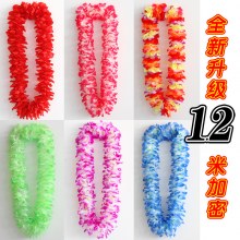 1.2 メートルの暗号化されたハワイアン フラ レイ ネックレス チェスト リング ネック リング バー 幼稚園 パフォーマンス パーティー レイ