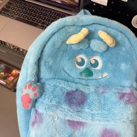 漫画ぬいぐるみ大容量立体面白い人形バックパック中学生キャンパスバッグ