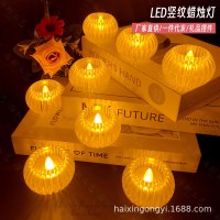 LED電子ファッション垂直ボールキャンドルランプInsクリエイティブスモールナイトライトロマンチックなグループデスクトップ設定雰囲気