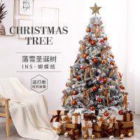 ホワイトクリスマスツリーホームパッケージ1.5/1.8/2.1/3m4暗号化植毛雪クリスマスシーン装飾