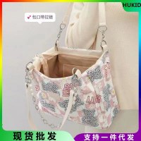 通勤大容量トートラージバッグ女性の 2024 新しいプレミアム多用途ショルダーバッグ学生クラスのキャンバスバッグ