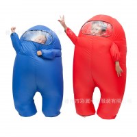 インフレータブルハロウィーンアダルトスペース狼男を殺す衣服の子供向け航空宇宙サーバー